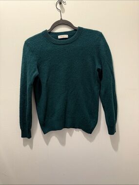 Lydia Vine 100% Cashmere sweater green in size small